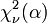 \chi^2_{\nu}(\alpha)