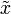 \tilde{x}